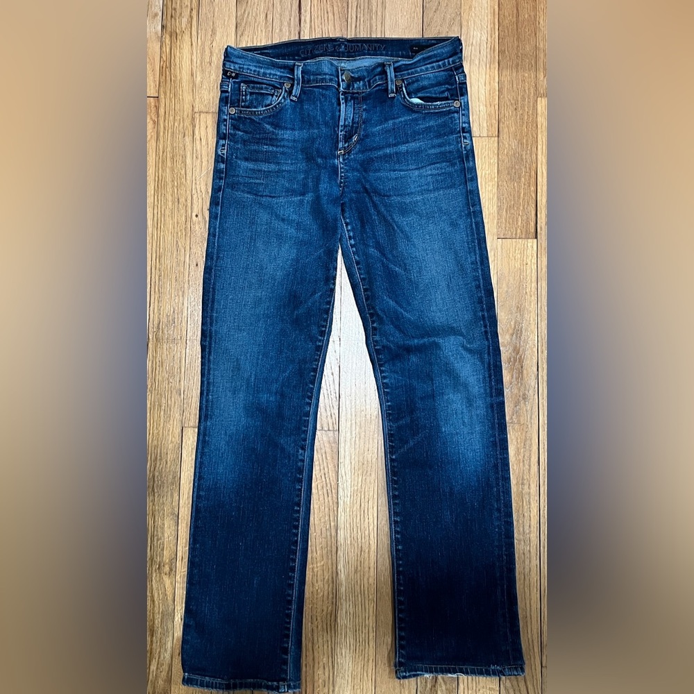 Citizens of Humanity Ava Low Rise Straight Leg Jeans Size 28